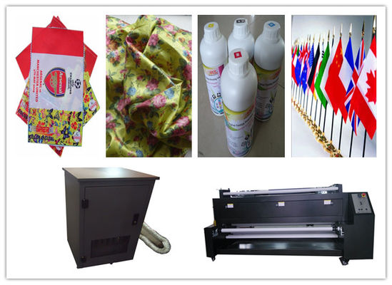 machine de sublimation de colorant de 1.8m Digital pour fixer la couleur du tissu
