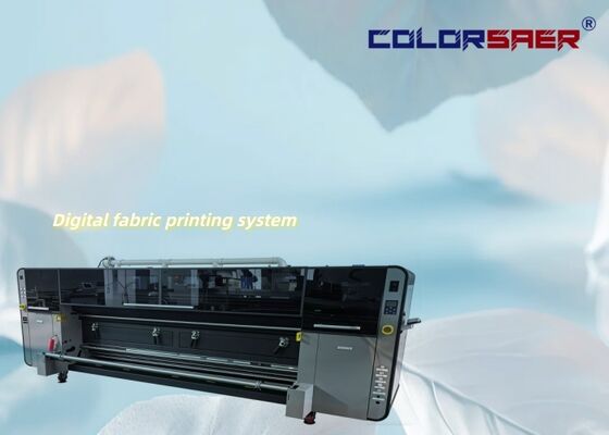 Nouveau modèle numérique Système d'impression textile tout en un avec 4 ou 8 têtes d'impression i3200 CMYK ou CMYKGRBK