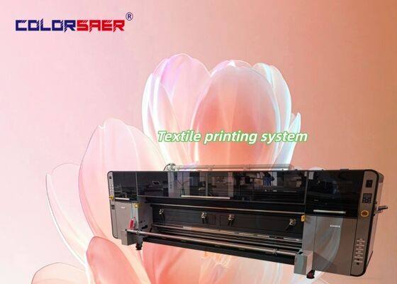 SAER automatique toute nouvelle machine d'impression textile de grande taille CSR3200 pour coton et polyester 1 an de garantie