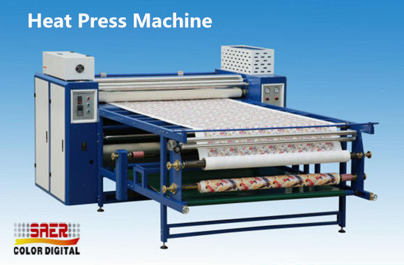 machine de calendrier de textile de la puissance 40kw évaluée pour la sublimation imprimant la vitesse de 150m/heure 3