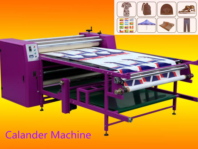 machine de calendrier de textile de la puissance 40kw évaluée pour la sublimation imprimant la vitesse de 150m/heure 1