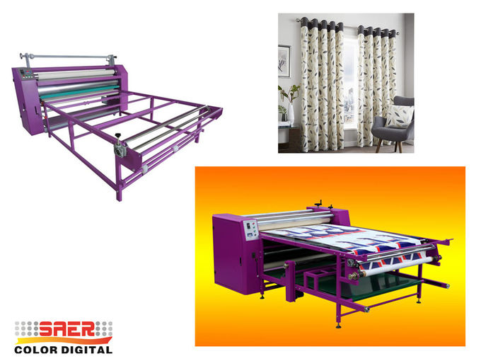 Machine de transfert rotatoire d'impression de textile de calendrier de sublimation à plat de machine 1