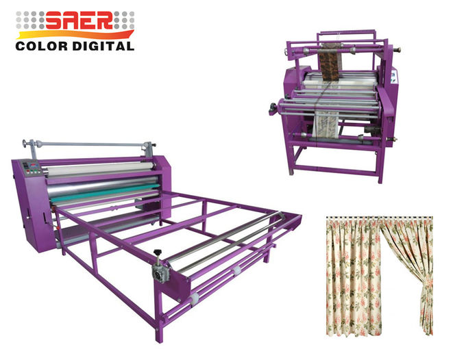 Transfert rotatoire de 1600mm imprimant la machine de calendrier de textile 3